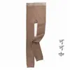 Leggings Cortos de Felpa Cepillada de Grosor Medio Yongchun Otoño e Invierno 9196D en Stock