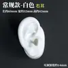Modelo de ouvido silicone características faciais realistas material didático modelo display aparelho auditivo artificial orelha de prática limpeza de ouvido ensino adulto