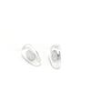 Almohadilla nasal para gafas almohadilla nasal de plástico almohadilla nasal galvanizada de aleación de zinc almohadilla nasal de hoja para armazón de gafas Accesorios para gafas Venta al por mayor