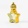 Botella de Relleno de Perfume Portátil de Gama Alta 8ml Vidrio Chapado en Oro Atomizador Botella Vacía Contenedor de Relleno Cosmético Al Por Mayor en Stock