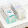 Caja de Almacenamiento para Mascarillas Faciales, Tocador de Maquillaje Acrílico, Caja Transparente con Compartimentos, Cosméticos de Escritorio, Estante de Almacenamiento de Productos para el Cuidado de la Piel de Gran Capacidad