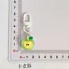 Llavero de Manzana Simulada Mini Colgante de Fruta Decoración de Mochila para Niña Mejor Amigo Pareja Regalo Accesorios Venta al por Mayor