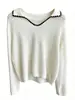 Suéter tejido juvenil y elegante, de color block a la moda con cuello de muñeca para mujer, otoño/invierno 26 nuevo modelo H082009