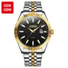 Fábrica de Relógios Atacado de Fábrica Oem Produção Personalizada Oem Relógio de Quartzo Oem À Prova D'água Calendário Relógio Masculino Homens