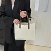 Bolso grande de moda para mujer 2024 nuevo y moderno estilo coreano celebridad de internet bolso de un solo hombro debajo del brazo bolso tote simple bolso grande para clase