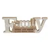 Placa para Decoración del Hogar, Madera Natural, Lema Inspirador