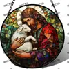 Adornos Colgantes Decorativos de Vidrio de Color Transfronterizos, Decoraciones para Paredes y Ventanas, Captadores de Luz, Regalos para el Día de la Madre, Regalos de Cumpleaños