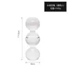 Ins Estilo Designer Bolha Transparente Bola Vidro Vaso Cafeteria Pousada Decoração Suave Conjunto Fundo