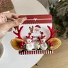 Presilhas de Cabelo de Natal para Mulheres, Presilhas Laterais de Chapéu de Natal, Acessórios de Cabelo, Grampos de Cabelo, Presilhas Jacaré, Enfeites de Cabeça de Natal