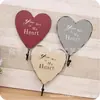 Colgantes de Pared de Madera Retro Europeos Impresión de Letras Colgantes de Pared sin Rastro Ganchos de Madera para Llaves