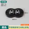 Ruedas Planas para Muebles de 1.5 Pulgadas con Ruedas de Rosca de Plástico, Ruedas para Mesa de Café, Ruedas para Sofá, Deslizadores para Mesa de Noche