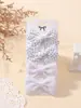 Conjunto de Acessórios de Cabelo com Laço de Renda de Cor Sólida, Presilha de Cabelo Diária Simples Estilo Japonês, Presilha de Cabelo Infantil em Tecido de Algodão e Linho 2265