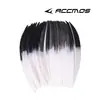 5 pulgadas color degradado dos colores objetivo de gota de agua pluma de pavo pluma de flecha pluma real color teñido a medias accesorios para arco y flecha DIY