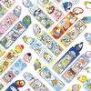 30 Peças Criativas Desenho Animado Papagaio Série de Quadrinhos Marcador de Página Formato Especial Brinquedo Infantil Decoração Atacado Cartão Branco Novo Marcador