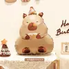 Globo de Película de Aluminio Lindo de Caricatura Capibara Tema Capibara Accesorios de Escenografía para Decoración de Fiesta de Cumpleaños Infantil