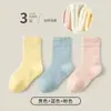 Novas Meias Grossas de Lã para Crianças de Inverno, Meias Quentes de Veludo Mink para Outono e Inverno de Meninas