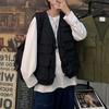 Chaleco de Trabajo Táctico para Hombre Estilo K Tendencia Estilo Hong Kong Ins Estilo Harajuku Holgado Sin Mangas Chaleco Chaqueta