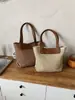 Bolso de Paja Nuevo para Mujer Otoño 2026, Bolso de Playa Tejido de Alto Nivel Estilo Vacaciones en la Costa, Bolso de Hombro de Gran Capacidad