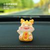 Adornos Creativos para Coche, Muñeco de Cabeza Móvil Popular de Retrato Familiar, Dragón de la Suerte, Mascota Linda, Regalo para Amigos