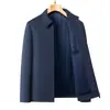 Ropa de Marca para Hombres de Mediana Edad y Mayores, Chaqueta Casual de Negocios Estilo Nuevo, Chaqueta Corta Delgada de Primavera y Otoño para Papá