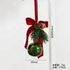 Artesanato de Pingente de Sino de Natal Novo Transfronteiriço Decoração de Árvore de Natal Guirlanda de Laços Adereços de Cenário