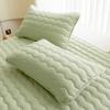 Funda de Almohada de Algodón de Aloe Vera Lijado Lujo Ligero Estilo Flor Ins Amazon Venta Caliente Lavable Amigable con la Piel Adulto Funda de Almohada de Dibujos Animados