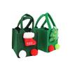 Linda Mini Bolso de Nochebuena Bolsa de Fieltro Bolsa de Regalo Empaque de Dulces Paz Fruta Bolsa Publicitaria de Regalo
