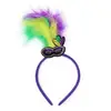Diadema Fiesta de Carnaval Brasileña de Nueva Orleans Diadema Mardi Gras Joyería Pequeños Accesorios Diadema Tocado para Mujeres