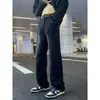 Jeans de comercio exterior para hombre, corte ajustado y holgado, estilo American high street, nuevo modelo de moda, versátiles, adelgazantes, pantalones casuales de pierna recta