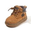 Botas Martin Infantis 2026 Primavera e Outono Novo Estilo Botas Curtas para Meninos Retro Britânico Botas de Couro para Meninas Sola Macia Sapatos de Bebê Unitário