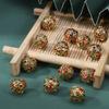 Nuevas Cuentas Redondas de Cloisonné Hechas a Mano Accesorios de Borla para Colgar en la Cintura de la Dinastía Han Accesorios para Collar Pulsera DIY