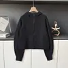 En StockModal Sudadera con Capucha Casual de Waffle para Mujer Cardigan con Cremallera Holgado Chaqueta Deportiva Corta Rejuvenecedora