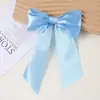 Fita de 50mm Estilo Novo Camada Única Lado Único Fita Longa de Cetim Pingente Decoração Acessório de Cabelo Decoração Borboleta Rosa Verde Escuro