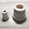 Rodamiento de polea de engranaje de cerámica de óxido de aluminio 95/99 guía de hilo de porcelana para maquinaria textil, fábrica