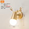 Estilo nórdico pós-moderno Sala de estar Quarto corredor Lâmpada de cabeceira led Crystal Light Luxo American Light Simple Background Wall Lamp