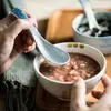 Colher de Sopa Pequena Tigela de Comer Colher Japonesa Nova Colher de Cerâmica Colher de Mexer Colher para Sopa de Mingau Conjunto de Louças
