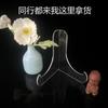 Expositor de discos de acrílico transparente de alta calidad para tartas de té y platos de cerámica.