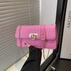 Bolso pequeño de textura de diseño nicho para mujer 2025 nueva moda bandolera versátil simple bolso cuadrado pequeño