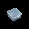 Caja de Plástico, Accesorios Cuadrados para Pesca, Caja de Almacenamiento de Plástico Transparente, Caja Cuadrada Pequeña, Caja de Almacenamiento y Organización para Papelería y Labiales