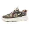 Zapatos de Hombre 2023 Transpirables Suela Suave Florales Suela Gruesa Zapatos de Papá Juveniles Casuales Zapatos de Lona Pintados Transpirables Casuales