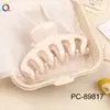Qiyue Nuevo Pinza para el Cabello de Calabaza de Color Sólido Pinza de Tiburón Grande PC Exquisito Accesorio para el Cabello de Alta Gama para Mujeres Yiwu Al por Mayor
