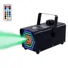 Máquina de Fumaça Transfronteiriça 400W com 3 Luzes LED, Máquina de Fumaça Colorida Pequena Portátil para Palco, Pulverizador para Casamento e Natal
