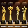 Trofeo de Cristal de Resina Nuevo 2025 Medalla Hecha a Medida Atmosférico de Gama Alta Creativo Campeón de Concurso de Canto Niños