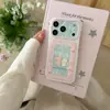 Diseño de gato con patrón de onda de concha, adecuado para funda de teléfono iPhone 18, Apple 17 Pro Max, bordes redondos, diseño lindo, también disponible para iPhone 16 y 15, estilo coreano