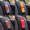 Protetor de Ombro para Cinto de Segurança de Carro Monstrinho Formato Salsicha Acessórios de Decoração Interior de Carro Olhos Fofos
