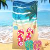 Toalla de Playa Personalizada con Foto Original Microfibra Felpa Impresión Digital Producción de Imagen Tela de Secado Rápido Toalla de Playa