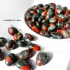 Suministro directo de fábrica de piedra de sangre africana natural en partículas grandes, piedra rodante 15-25 mm, piedra de molienda para aromaterapia, decoración del hogar