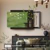 Pintura Decorativa para Caixa de Medidor Elétrico Estilo Vintage, Pintura de Parede Decorativa para Caixa de Distribuição Retro de Alto Padrão, Mural para Caixa de Interruptor com Cobertura de Planta Verde Hidropônica