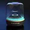 Huaqiangbei Harman Mismo Modelo Subwoofer de Escritorio Vidrio Altavoz Bluetooth Quinta Generación Caja de Altavoz Colección Negro Dorado