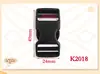 Fabricante 2.0CM dupla puxar fivela de plástico fivela fivela cintura saco ajustável fivela de plástico fivela feminina